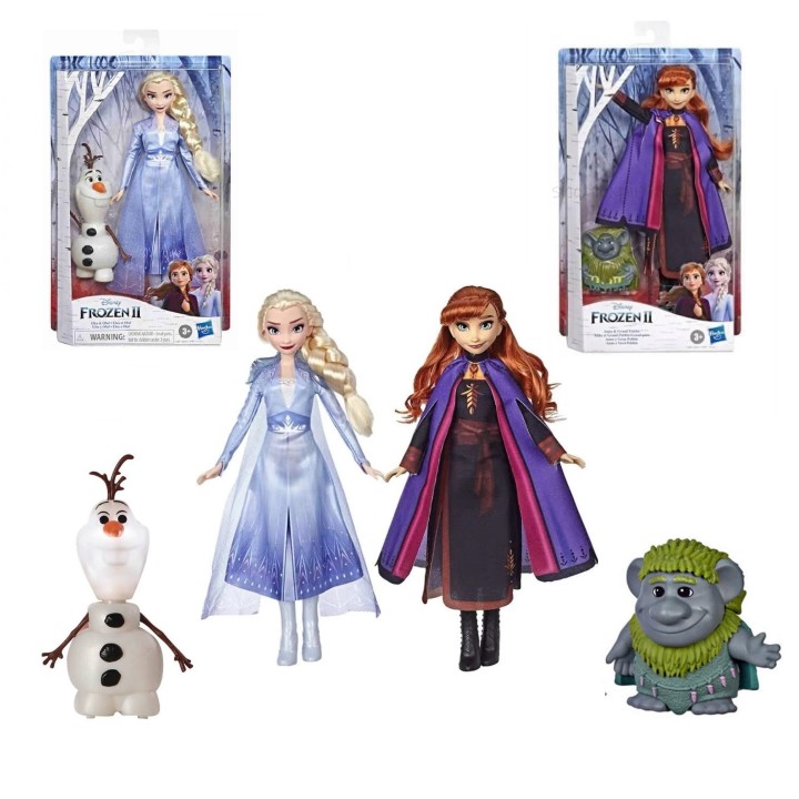 Hasbro. Кукла "Disney Frozen. Анна/Эльза" с фиг. героя из м/ф "Холодное сердце" в асс. арт.Е8762/63