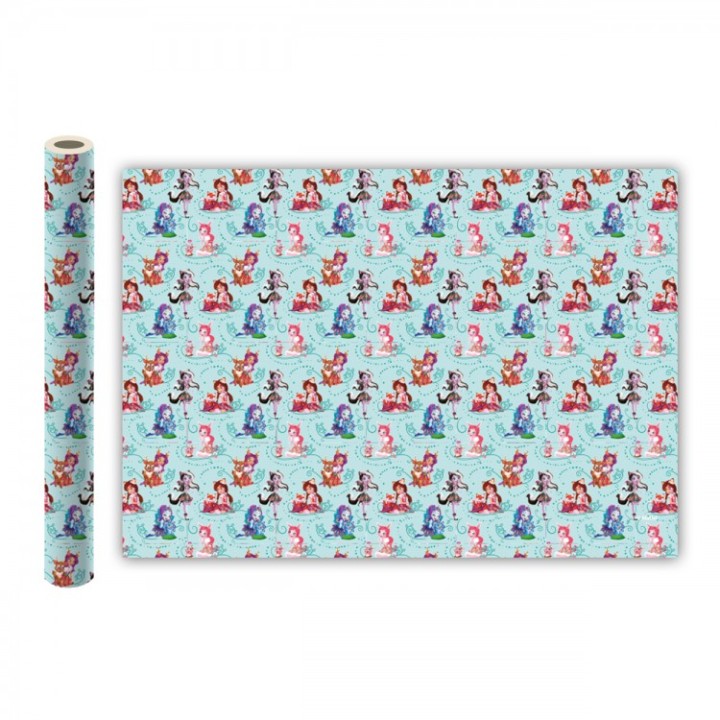 ND Play. Enchantimals Упаковочная бумага-1 700х1000 мм, 2 шт в рулоне арт.292858