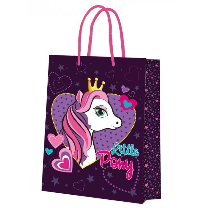 ND Play. Пакет подарочный "Пони" 250х350х100 мм арт.293228