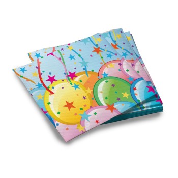 ND Play. Салфетки бумажные трехслойные "Шары" 33х33 см, 20 шт арт.297172