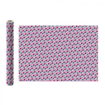 ND Play. LOL Упаковочная бумага (бело-розовая полоска) 700х1000 мм 2 шт в рулоне арт.289298