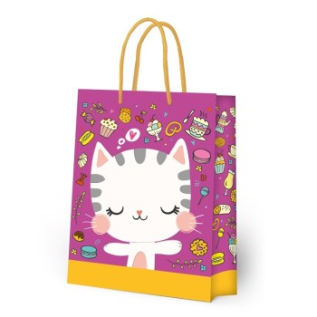 ND Play. Пакет подарочный большой "Кошечка" 335х406х155 мм арт.293226