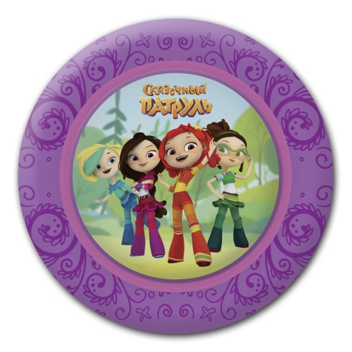 ND Play. Сказочный патруль Набор бумажных тарелок 6 шт. d=180 мм арт.275841