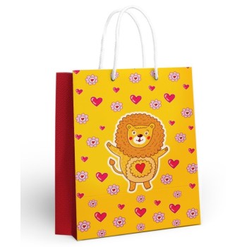 ND Play. Пакет подарочный большой "Львенок" 250х350х100 мм арт.286601