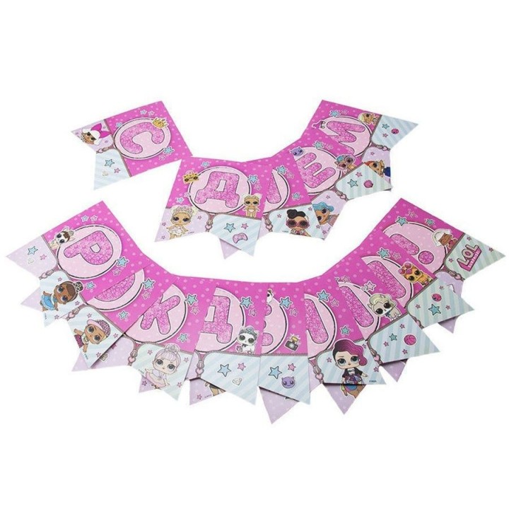 ND Play. LOL Гирлянда поздравительная "С Днем рождения!" арт.289291