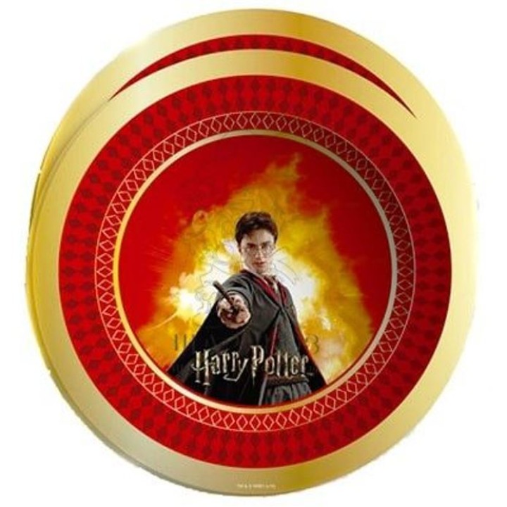 ND Play. Harry Potter Набор бумажных тарелок 6 шт. d=180 мм арт.278518