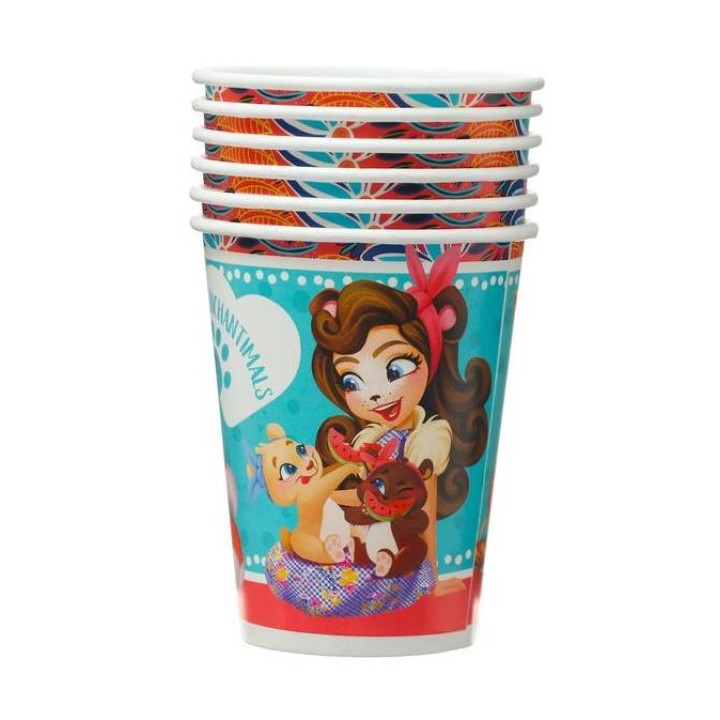ND Play. Enchantimals Набор бумажных стаканов, 6 шт 250 мл арт.292847