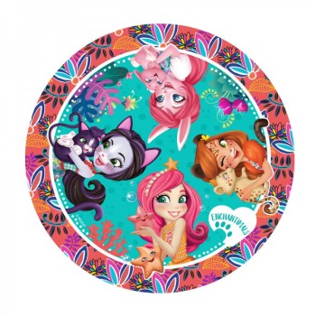 ND Play. Enchantimals Набор бумажных тарелок 6 шт d=180 мм арт.292848