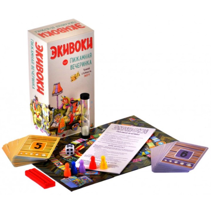 Наст. игра "Экивоки. Пижамная вечеринка" арт.21295 (РРЦ 1250 руб.)