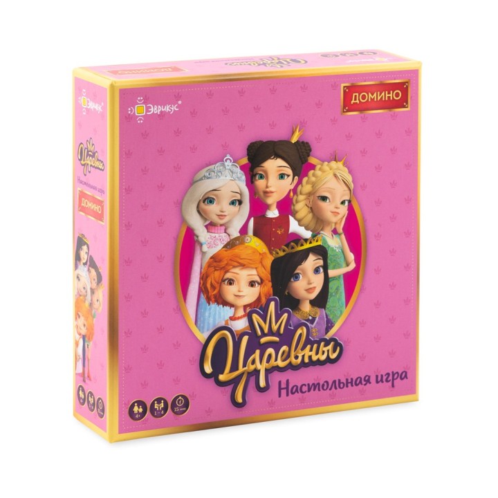 Эврикус. Наст. игра "Царевны. Домино" арт.BG-12110 (РРЦ 490 руб.) /8