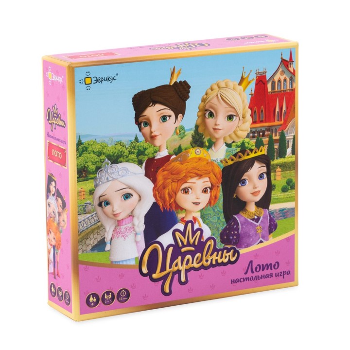 Эврикус. Наст. игра "Царевны. Лото" арт.BG-12107 (РРЦ 490 руб.) /8