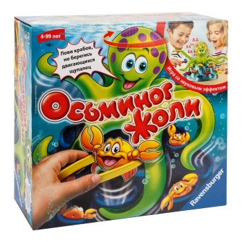 Ravensburger. Наст.игра "Осьминог Жоли" ( Jolly Octopus ) арт.21105