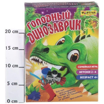 Настольная семейная игра арт.Ф72943 "Голодный динозаврик"