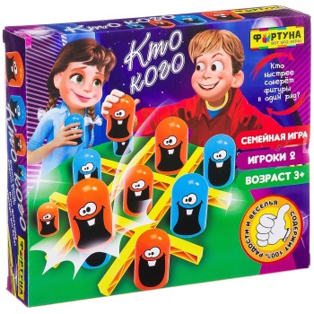 Настольная семейная игра арт.Ф86618 "Кто кого"