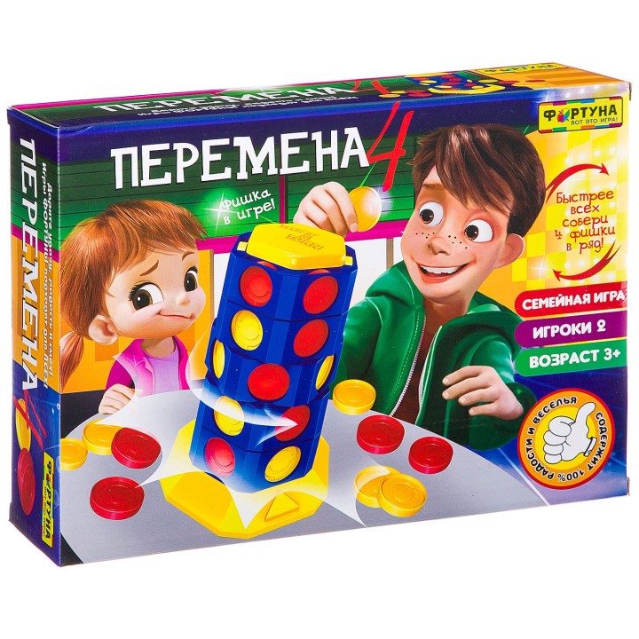 Настольная семейная игра арт.Ф86619 "Перемена 4" /12