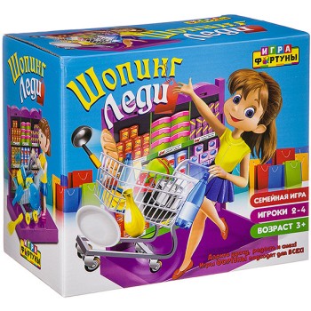 Настольная семейная игра арт.Ф93362 "Шопинг леди"