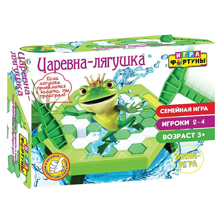 Настольная семейная игра арт.Ф93554 "Царевна-лягушка" мини-игра /216