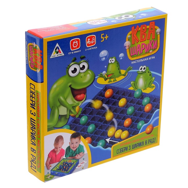 Лас Играс. 2384616 Настольная игра "КВА шарики" №SL-00409