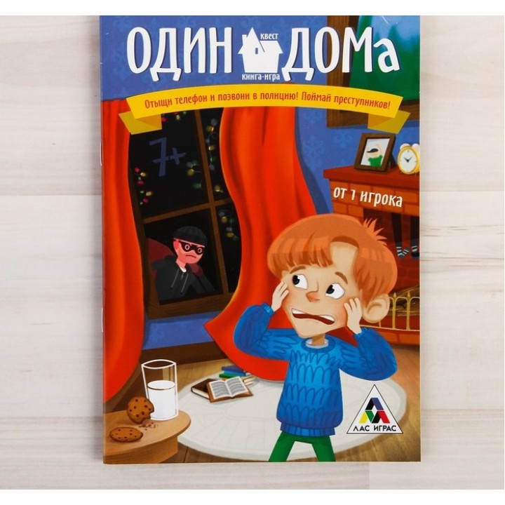Лас Играс. 3015856 Книга-игра поисковый квест "Один дома»