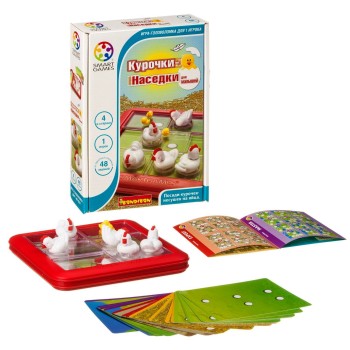 BONDIBON ВВ3799 Логич. игра "Курочки-Наседки для малышей", арт. SG 44