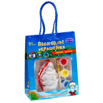 BONDIBON ВВ0977-1 Набор для творчества "Новогодние украшения" Снеговик