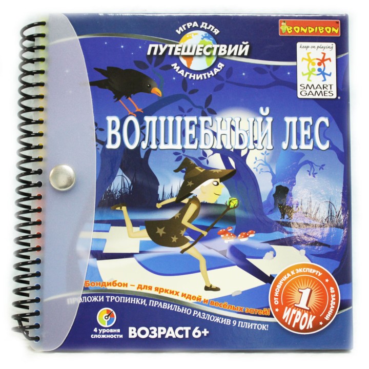 BONDIBON ВВ0886 Магнит. игра для путешествий "Волшебный лес" SGT 210 RU /48