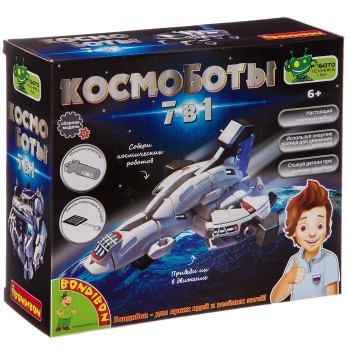 BONDIBON ВВ3341 Французские опыты Науки с Буки "Космоботы 7 в 1"