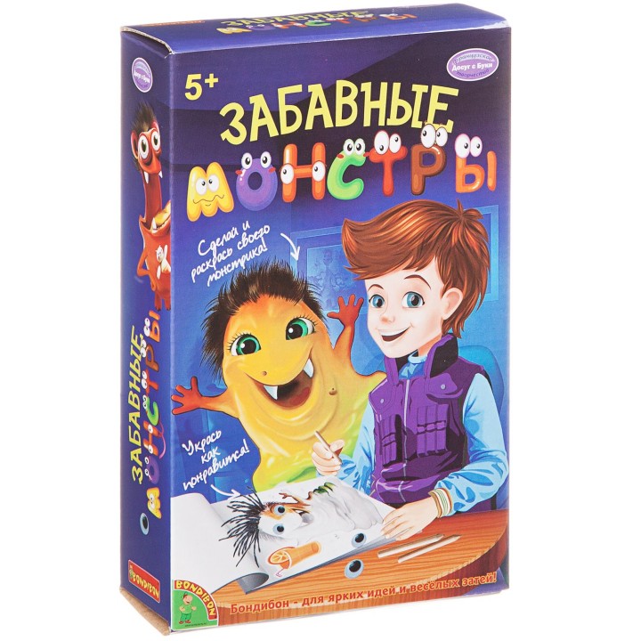 BONDIBON ВВ1348 Набор для творчества "Забавные монстры"