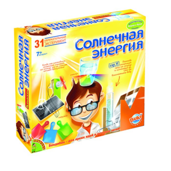 BONDIBON ВВ47458 Французские опыты Науки с Буки "Солнечная Энергия" (8 эк.) арт.7060 /6