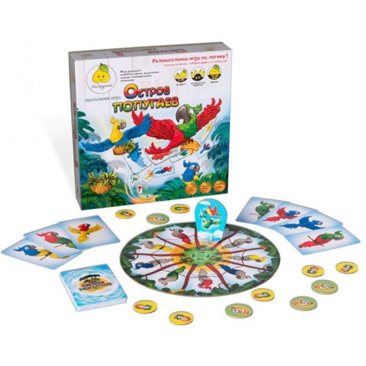 ЯиГрушка. 59847 Настольная игра "Остров попугаев"
