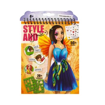 ЯиГрушка. 12277 Блокнот дизайнера "Девочка-птица" 16*20 см