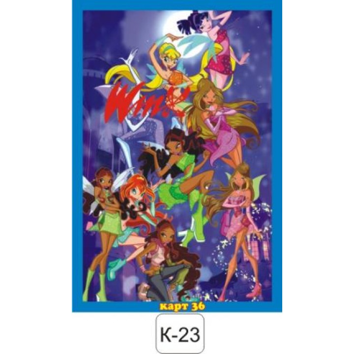 Карты игральные сувенирные "Школа волшебниц Винкс"