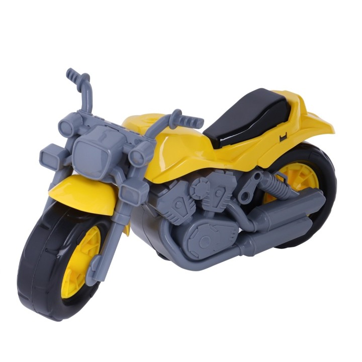 Рыжий кот. Мотоцикл "Круизер желтый" арт.И-3403