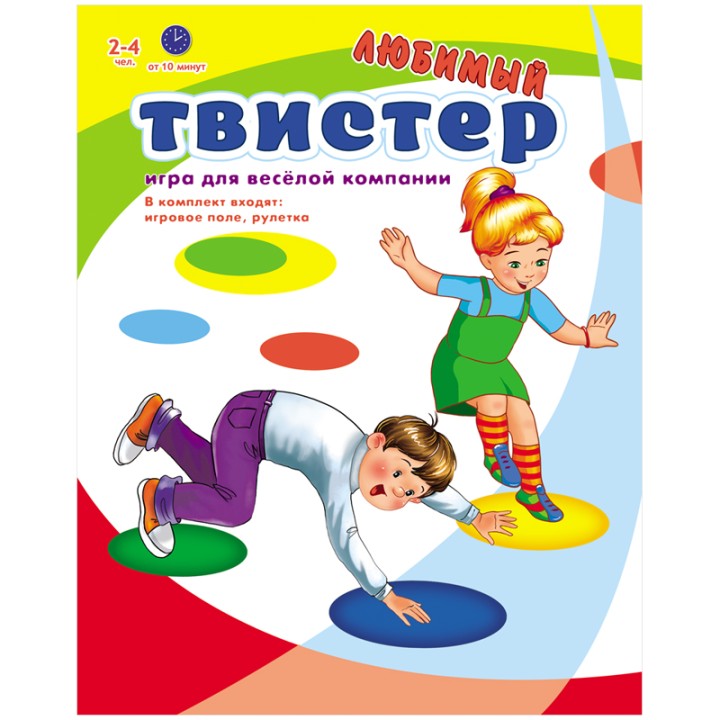 Рыжий кот. Наст. игра "Любимый твистер" в пакете арт.ИР-8800
