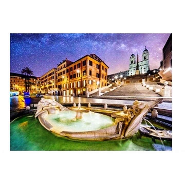 Рыжий кот. Холст 30х40 арт.Х-8092 с красками по номерам "Площадь Испании" Италия.