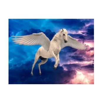 Рыжий кот. Холст 30х40 арт.Х-8628 с красками по номерам "Пегас в небе"