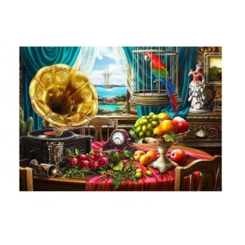 Рыжий кот. Раскраска по номерам Р-9345 Формат А3 "Красивый натюрморт"