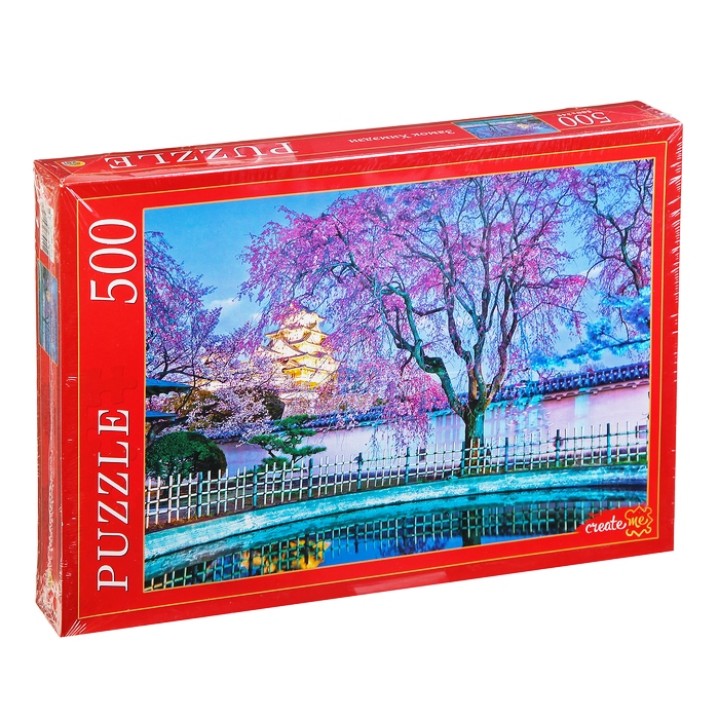 Рыжий кот. Пазлы 500 эл. арт.7911 "Замок Химэдзи"