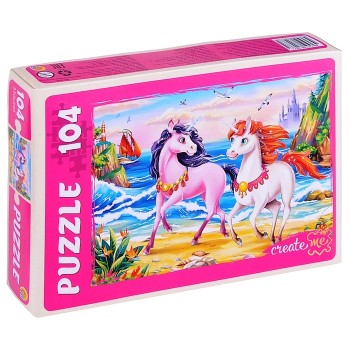 Рыжий кот. Пазлы 104 эл. арт.5473 "Единороги"