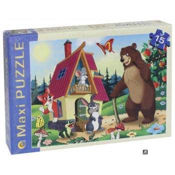 Рыжий кот. Макси-пазлы 15 эл. арт.0593 "Теремок"