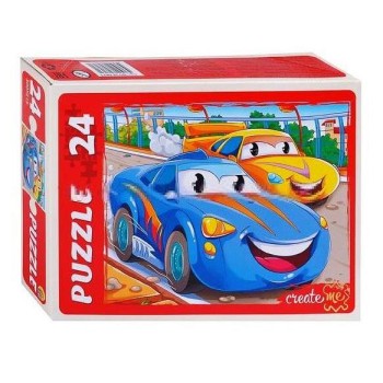 Рыжий кот. Макси-пазлы 24 эл. арт.0613 "Стремительные тачки"