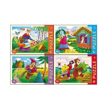 Рыжий кот. Пазлы 80 эл. арт.1487 "Любимые русские сказки"