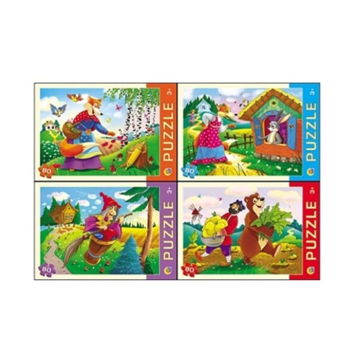 Рыжий кот. Пазлы 80 эл. арт.1487 "Любимые русские сказки"