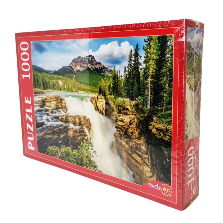 Рыжий кот. Пазлы 1000 эл. арт.2009 "Водопад Санвапта" Канада