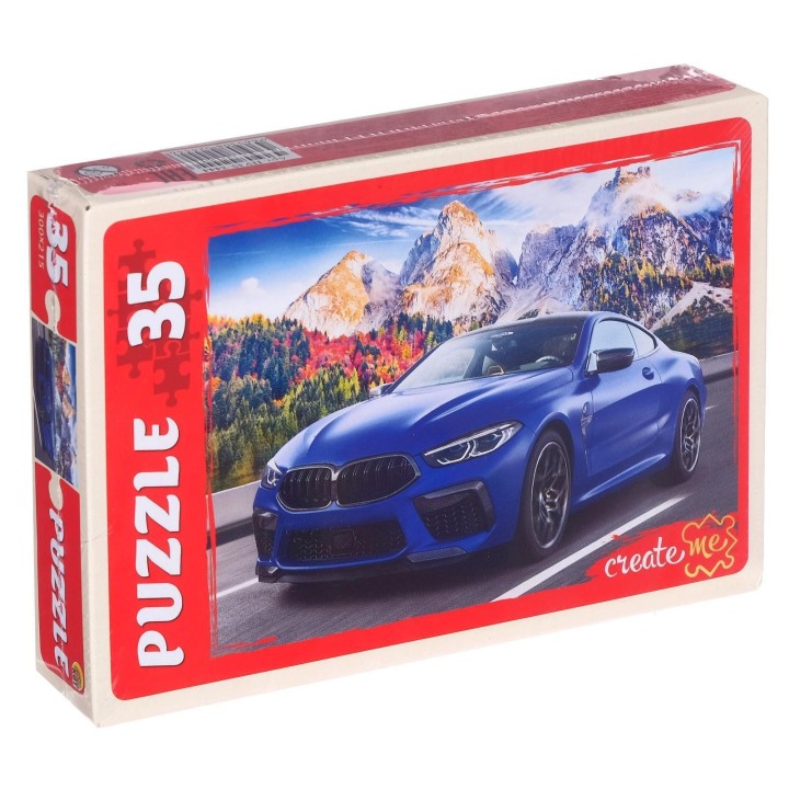 Рыжий кот. Макси-пазлы 35 эл. арт.2444 "Машина"