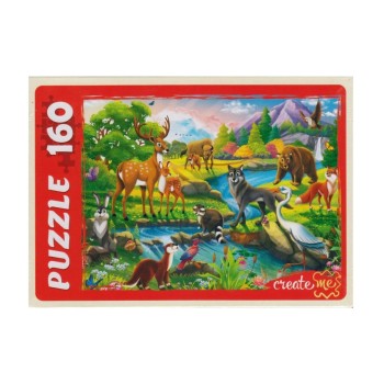 Рыжий кот. Пазлы 160 эл. арт.2960 "Лесные зверушки"