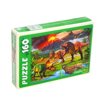 Рыжий кот. Пазлы 160 эл. арт.2961 "Мир динозавров №15"