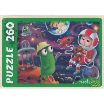 Рыжий кот. Пазлы 260 эл. арт.9840 "Забавный космос"