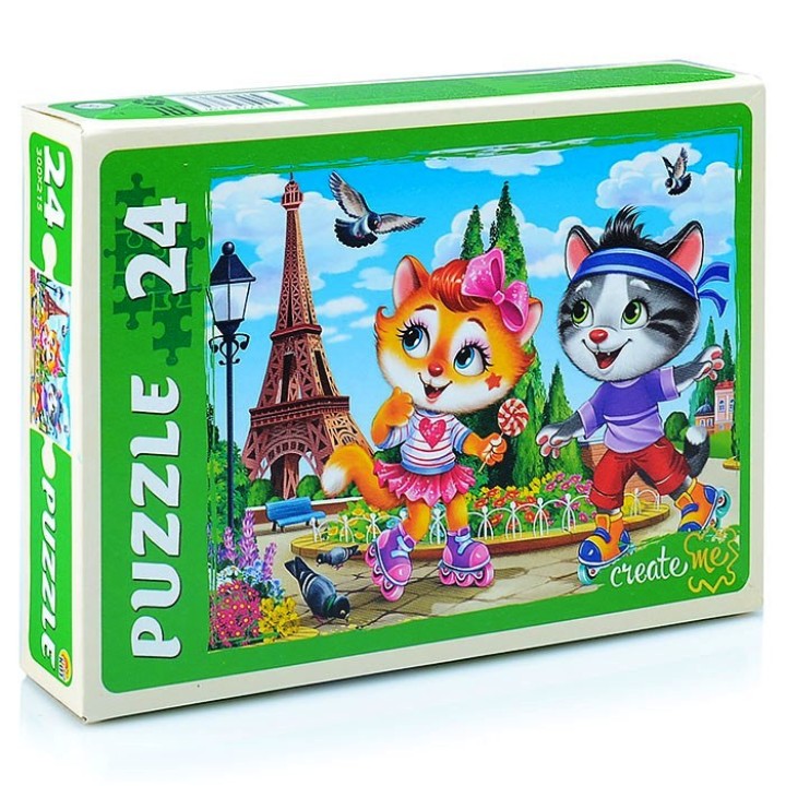 Рыжий кот. Макси-пазлы 24 эл. арт.7186 "История котов"