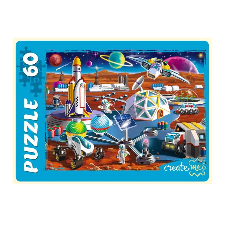 Рыжий кот. Пазлы 60 эл. арт.7646 "Космодром"